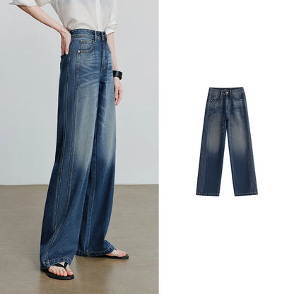 Toyouth Puff Splicing Jeans