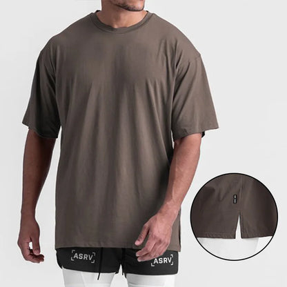 Patchwork Quick-Dry Gym Sport Tee