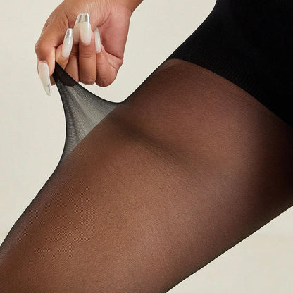 Fine Mesh Silk Pantyhose