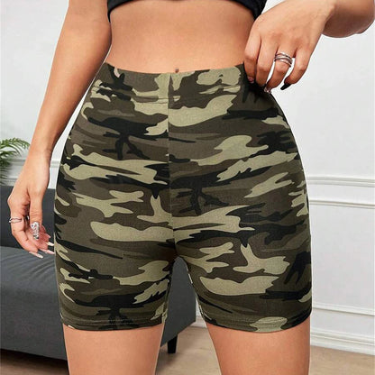 Camouflage Yoga Shorts