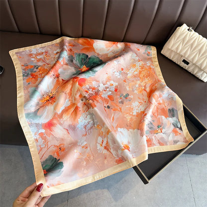 Fruit Print Korean Square Scarf