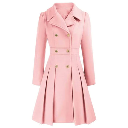 Lined Woolen Trench Coat