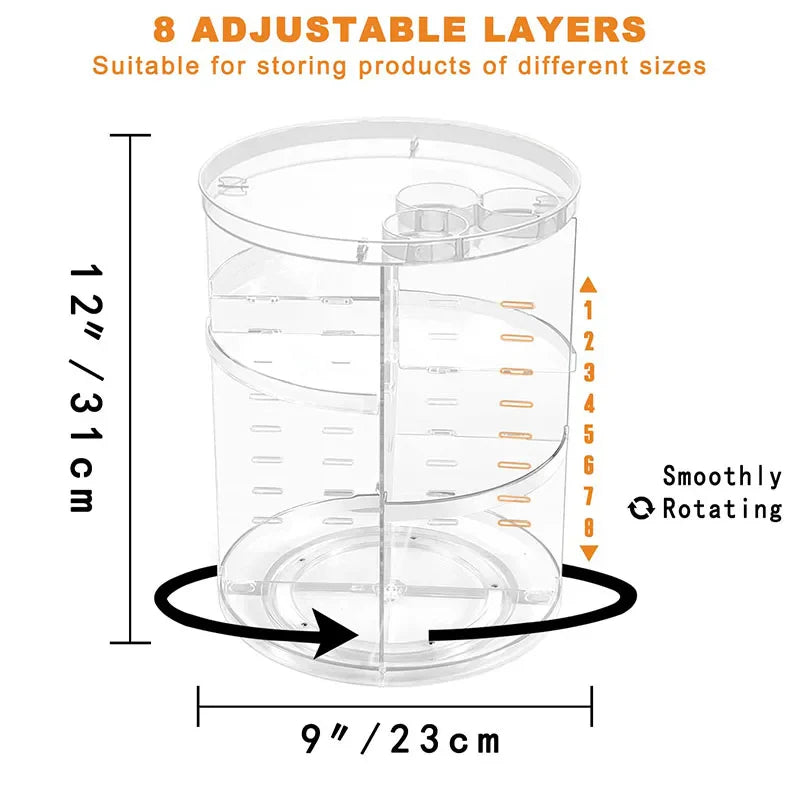 Rotating Makeup Organizer