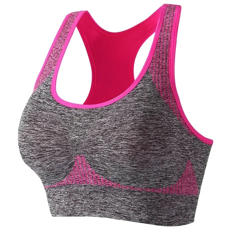 Patchwork Y-Strap Push-Up Bra