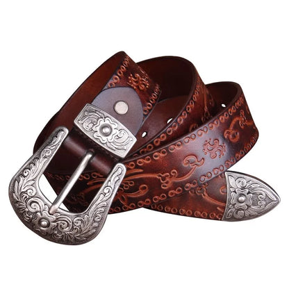 Embossed Cowboy Belt