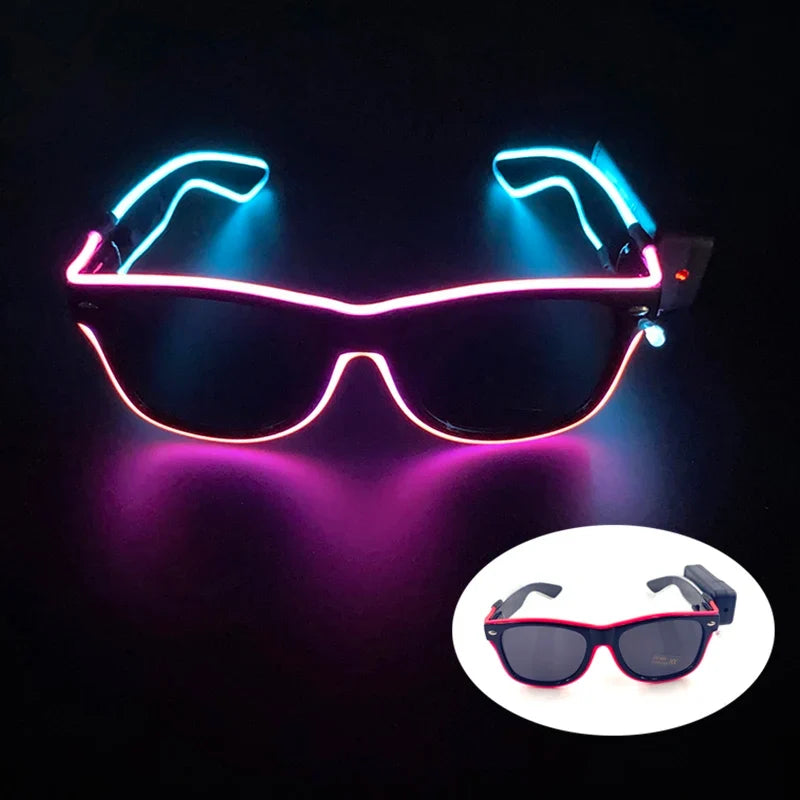 LED Light-Up Party Glasses