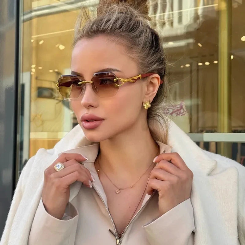 Boundless Gradient Alloy Sunglasses