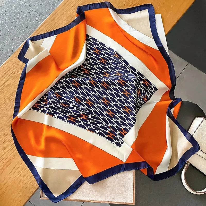 Sunscreen Polyester Square Headscarf
