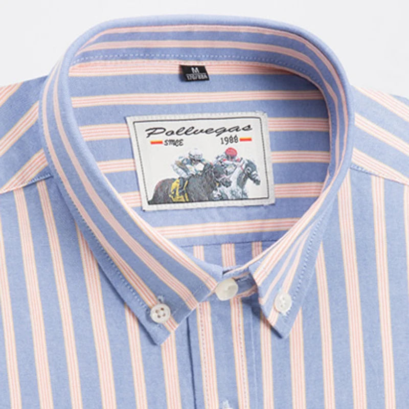 Oxford Striped Business Shirt
