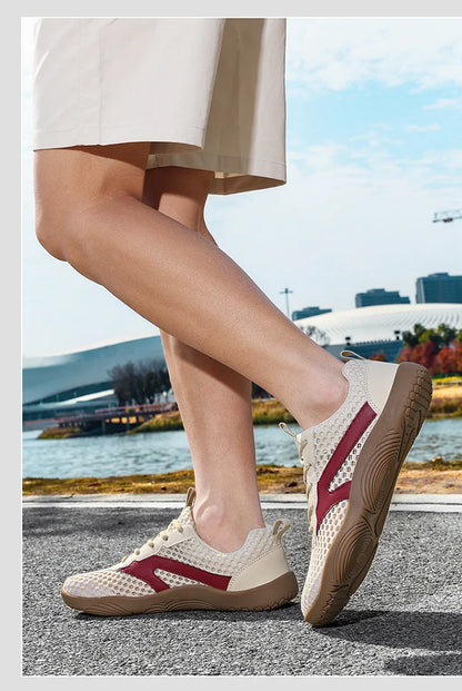 Breathable Mesh Wide-Toe Shoes