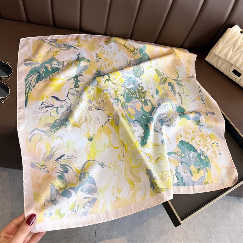 Printed Neckerchief Sunscreen Scarf