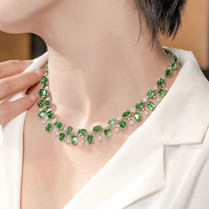 Green Tourmaline Choker