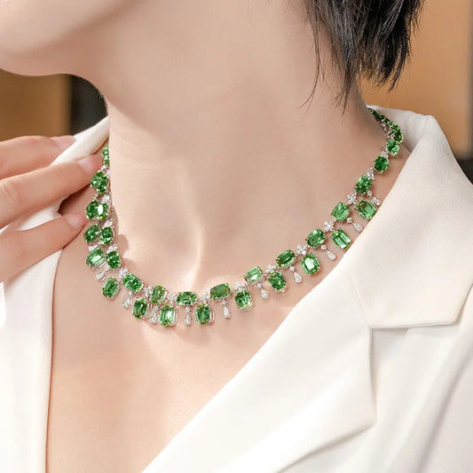 Green Tourmaline Choker