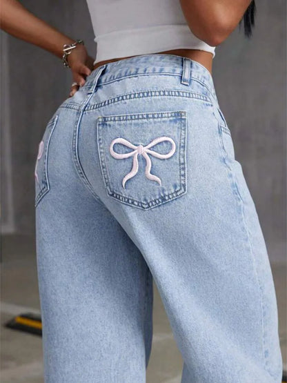 Loose Straight-Leg Jeans