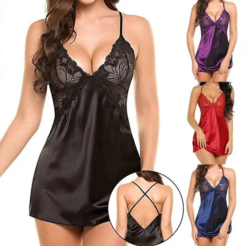 Lace Patchwork Nighty