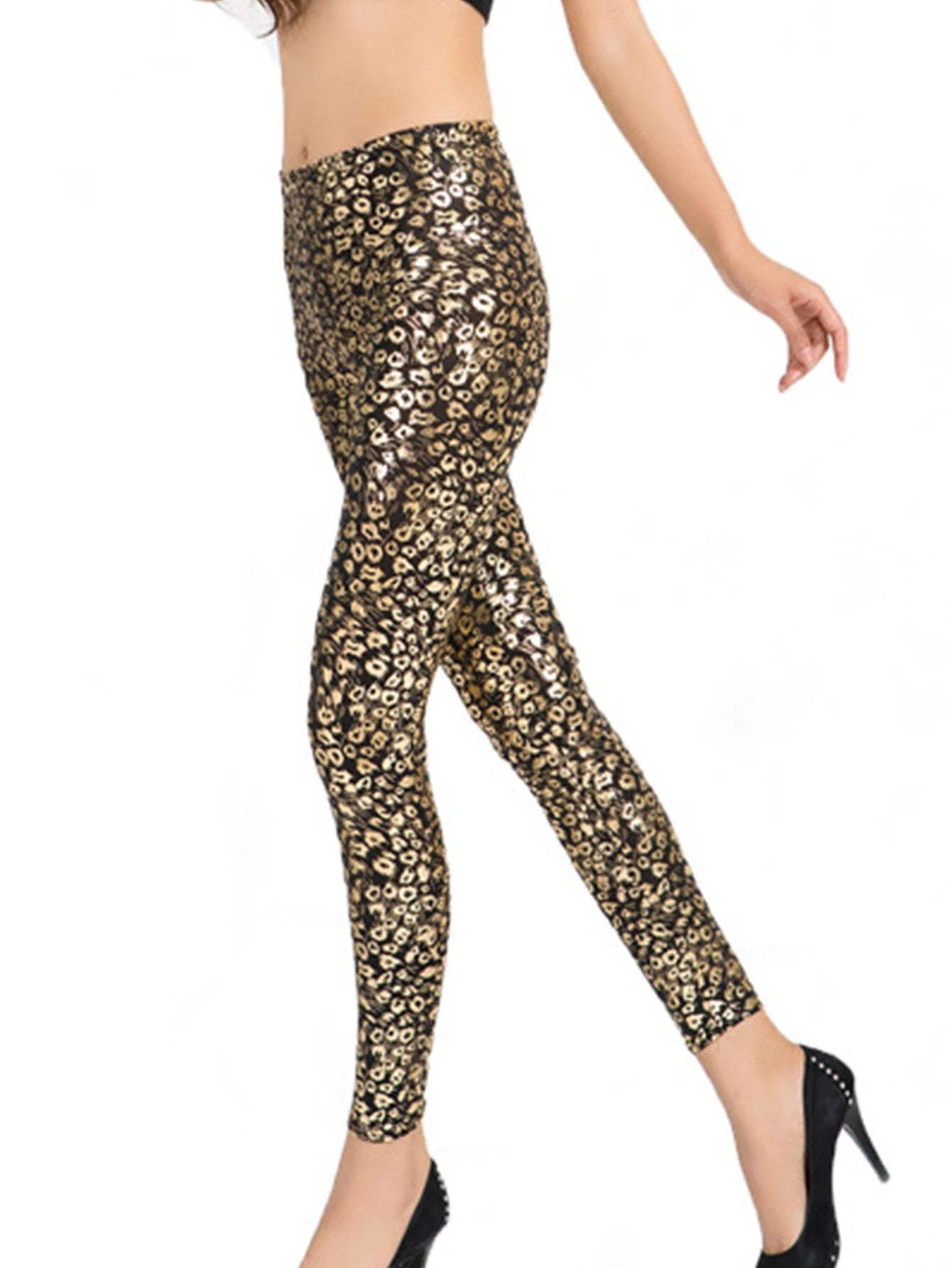 Ice Silk Print Leggings