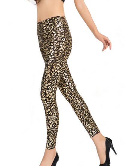Ice Silk Print Leggings