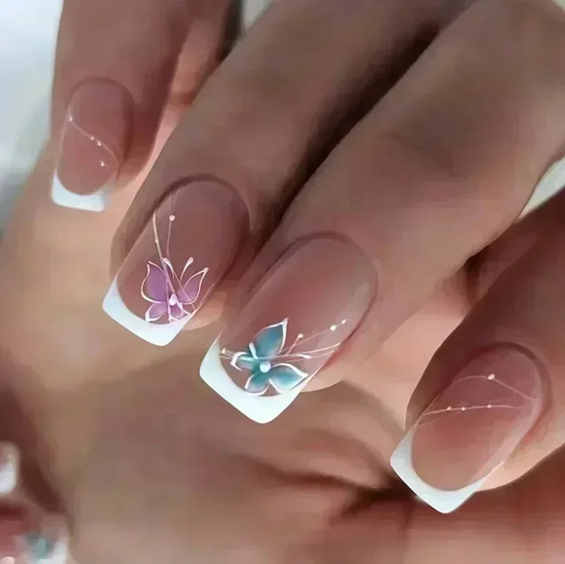 Glitter Coffin Press On Nails