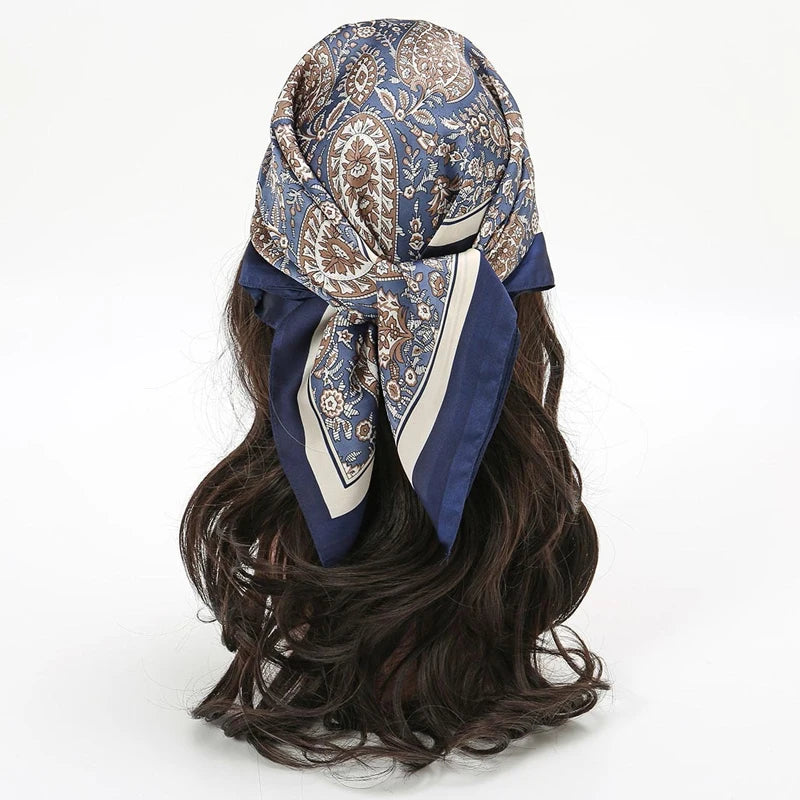 Satin Silk Feeling Hair Scarf