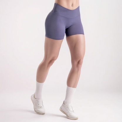 Low-Waist Seamless Yoga Shorts