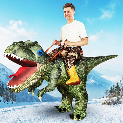 Inflatable Dinosaur Mascot Costume