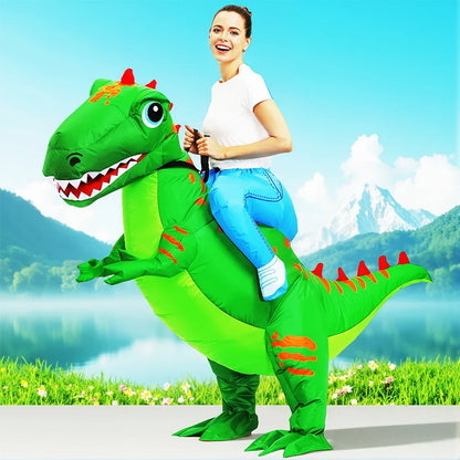 Inflatable Dinosaur Mascot Costume