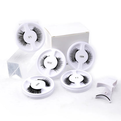 Magnetic 3D False Eyelashes Set
