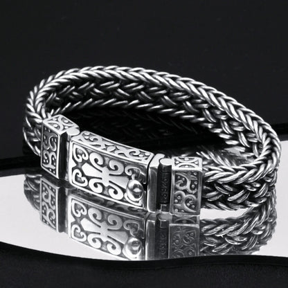 Vintage Geometric Toggle Bracelet