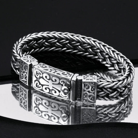 Vintage Geometric Toggle Bracelet