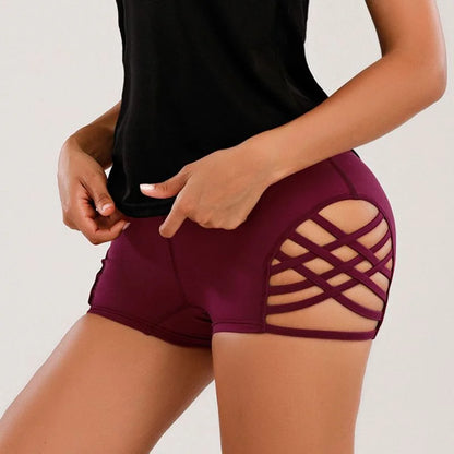 Hollow-Out Modal Shorts
