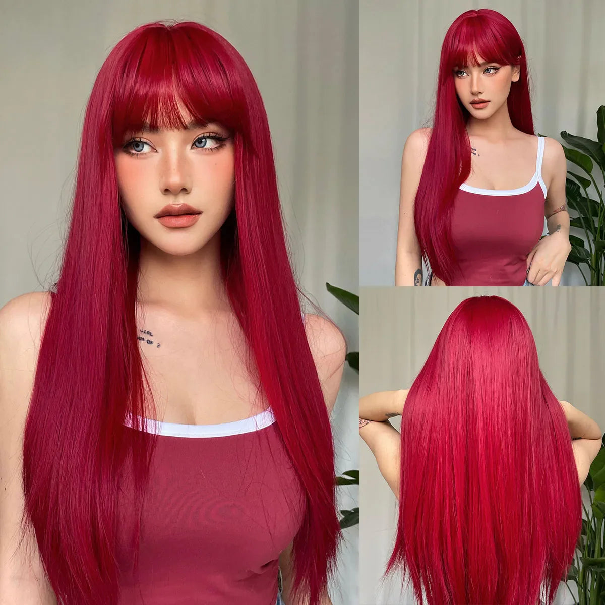 Long White Wig