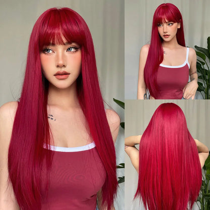 Long White Wig