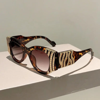 Oval Gradient Party Sunglasses