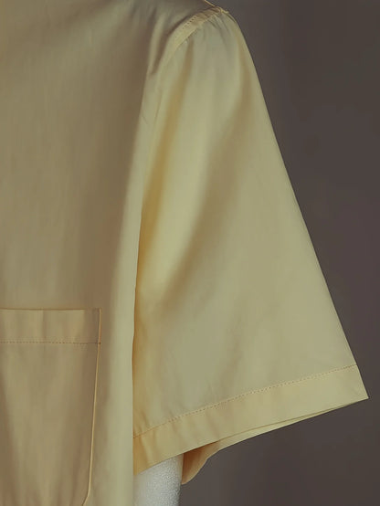 Minimal Cotton Summer Shirt