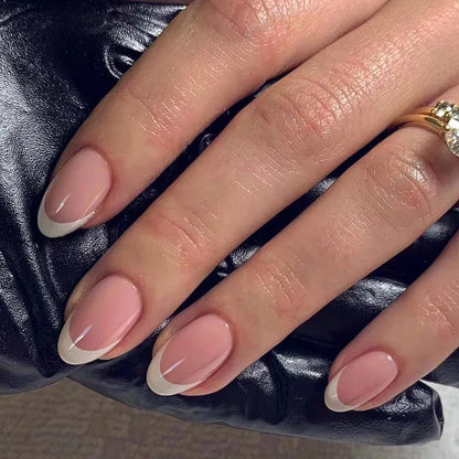 Wine Red Almond Press On Nails