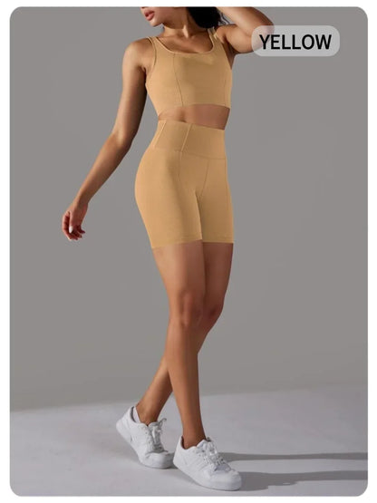 Seamless Crop Top Tracksuit