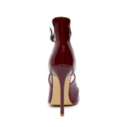 Platform Ankle Strap Stiletto Sandals