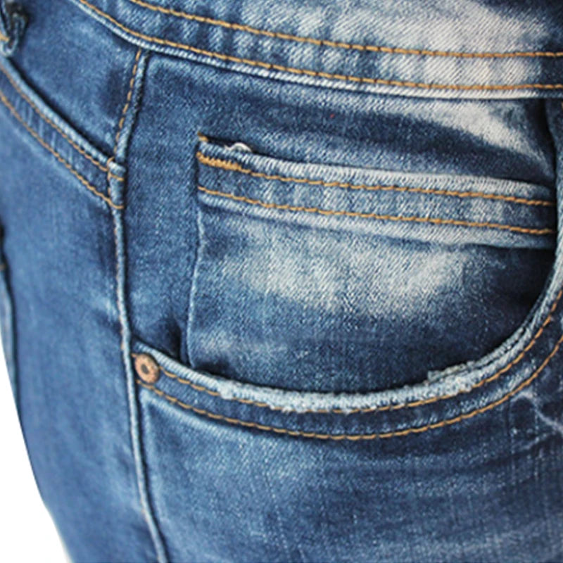 Distressed Skinny Mom Jeans