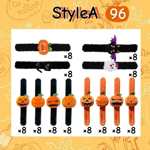 Plush Halloween Slap Bracelets