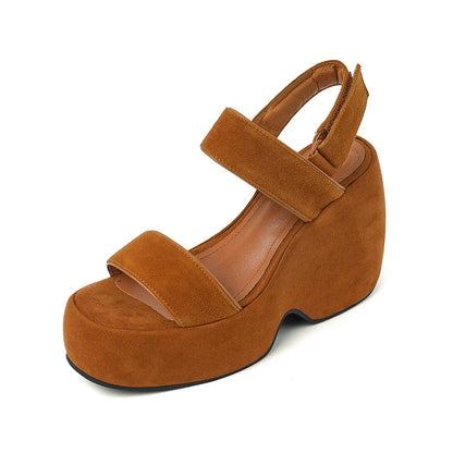 Leather Platform Sandals Women