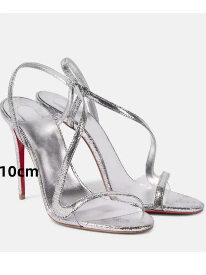 Serpentine Stiletto Sandals