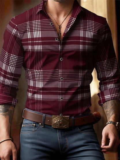 Printed Long Sleeve Shirt