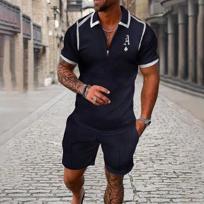 3D Print Polo Zip Tracksuit Set