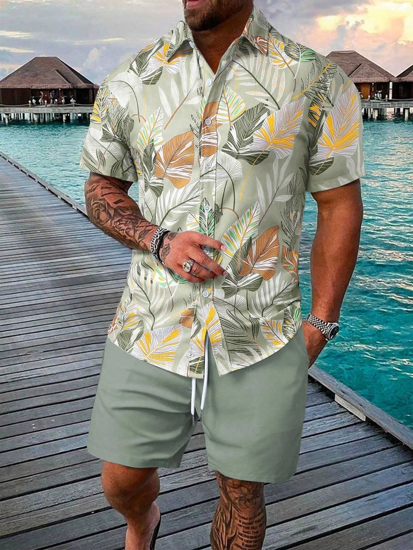 Digital Print Casual Shirt