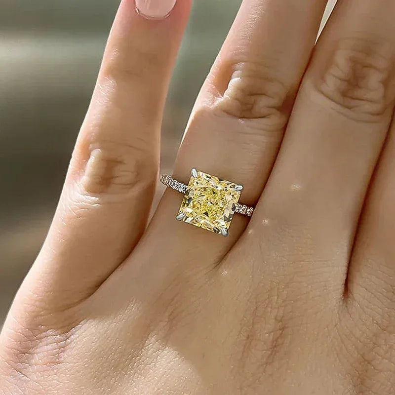 Geometric CZ Wedding Band