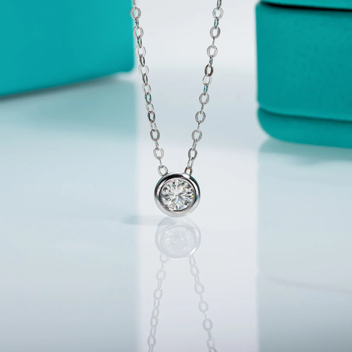 Moissanite Pendant Necklace