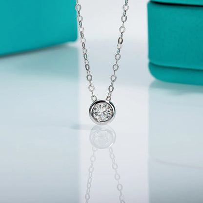 Moissanite Pendant Necklace