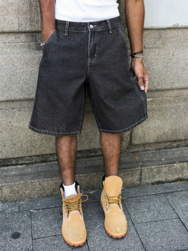 Loose Baggy Denim Shorts