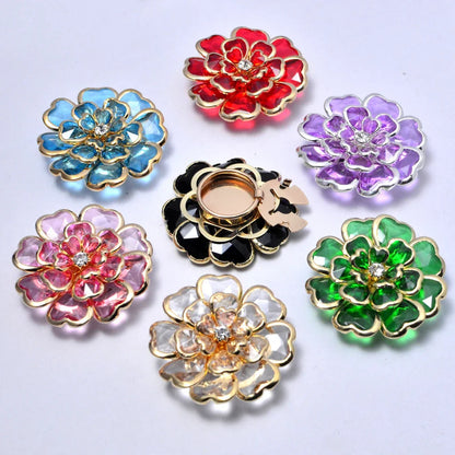 Camellia Button Cufflinks