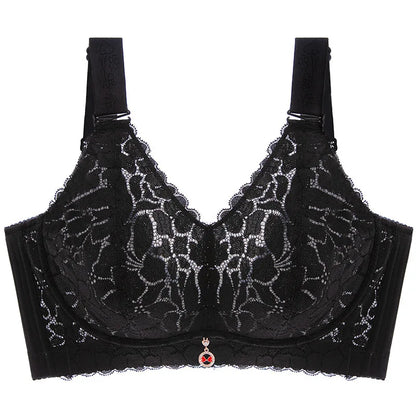 Floral Print Gathered Bra